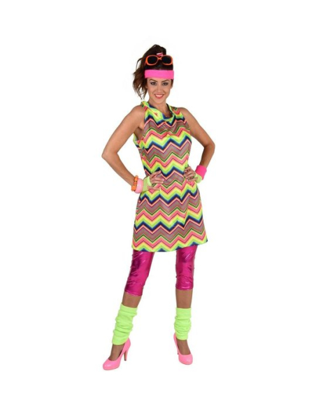 Déguisement années 80 femme fluo/Néon du S au XXL