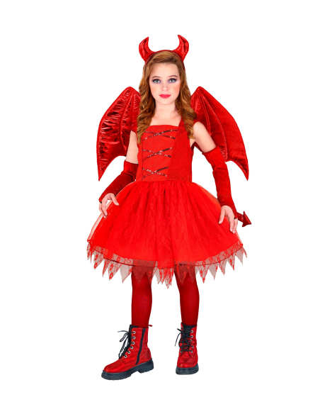 Déguisement de diablesse pour fille : l'ensemble parfait pour Halloween