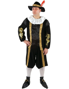 Déguisement de Noble Élizabethain Médiéval avec Accessoires - Période Renaissance