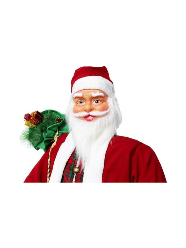 Automate Père Noël animé180 cm : Chante, Danse et Émerveille pour Noël !
