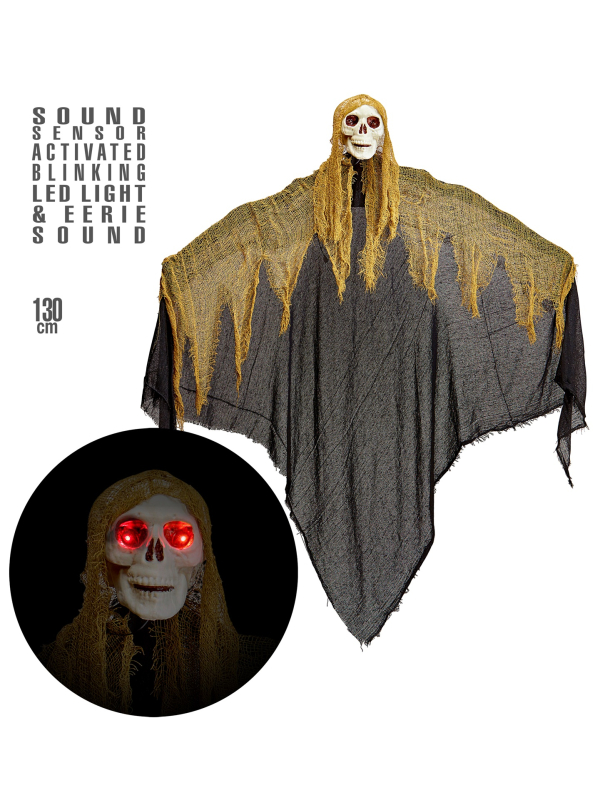 Décoration Halloween : La Faucheuse Terrifiante de 130 cm