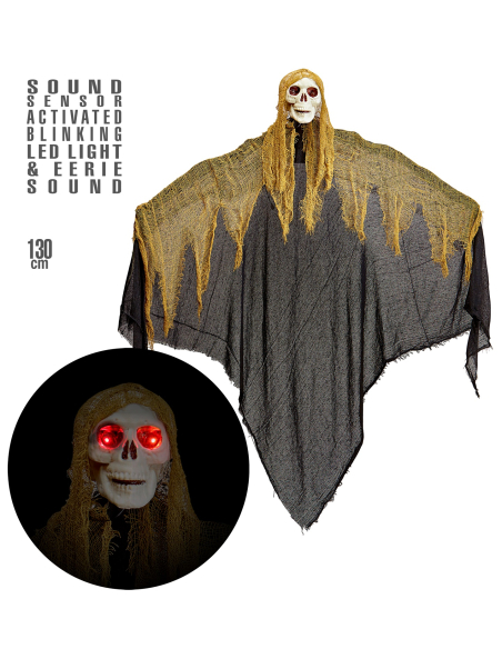 Décoration Halloween : La Faucheuse Terrifiante de 130 cm