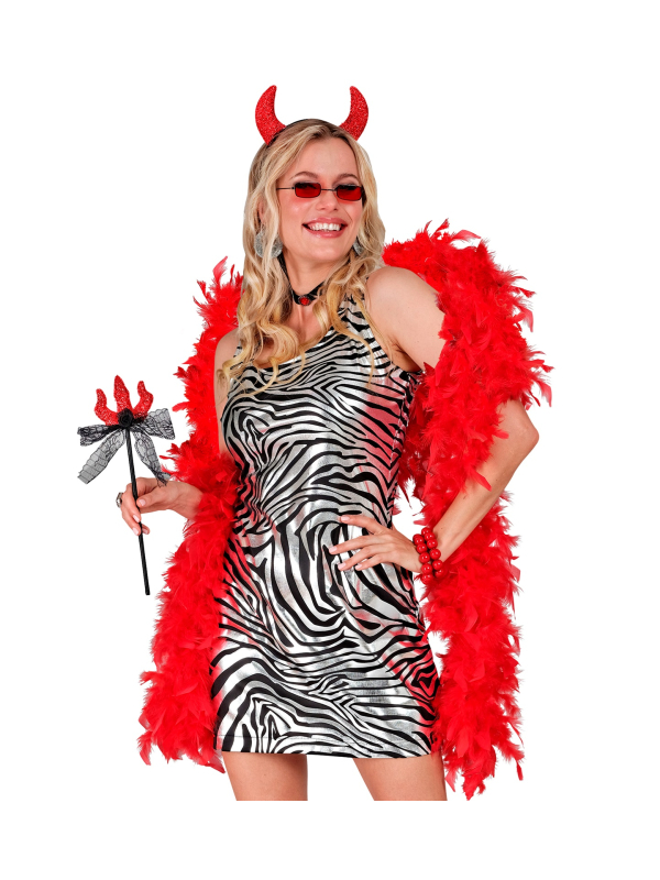 Boa plumes rouges - 1.80m - 50 g