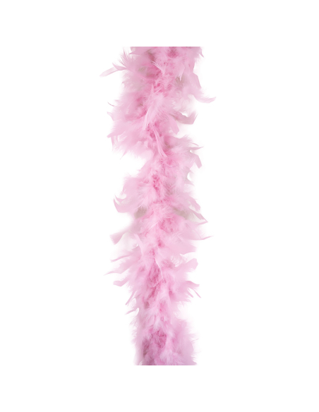 Boa plumes 2 m - 45 g pas cher rose clair