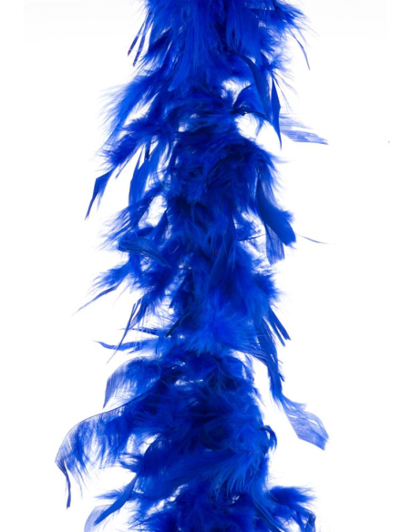 Boa plumes 2 m - 45 g pas cher bleu foncé