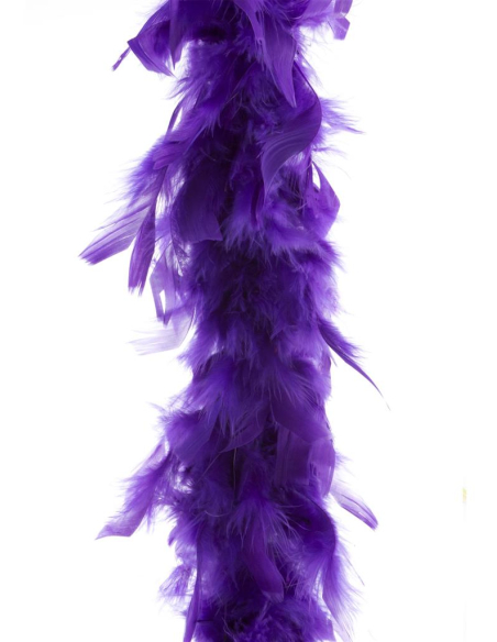 Boa plumes 2 m - 45 g pas cher violet