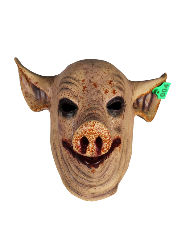 Masque de Porc Intégral Ensanglanté – Incarnez le Tueur Terrifiant de la Saga Saw