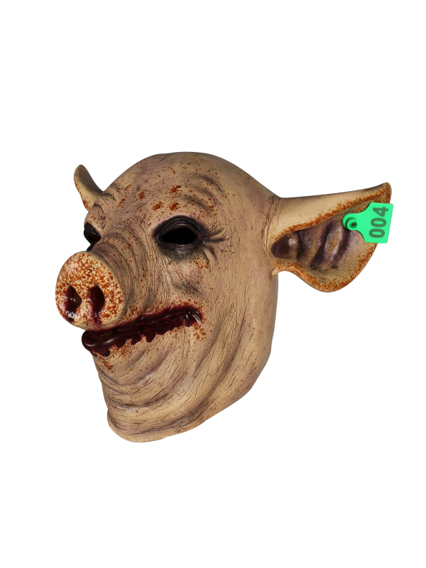 Masque de Porc Intégral Ensanglanté – Incarnez le Tueur Terrifiant de la Saga Saw