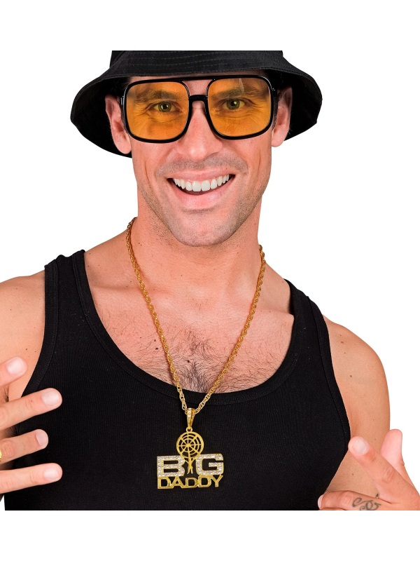 Collier Big Daddy en Strass : Un Accessoire Incontournable pour les Amateurs de Hip-Hop