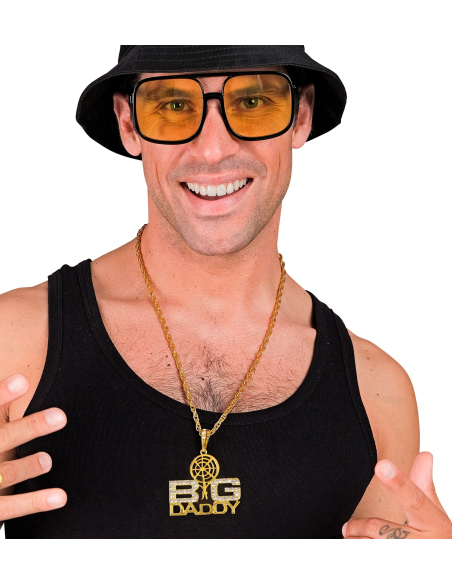 Collier Big Daddy en Strass : Un Accessoire Incontournable pour les Amateurs de Hip-Hop