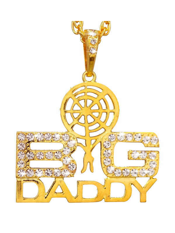 Collier Big Daddy en Strass : Un Accessoire Incontournable pour les Amateurs de Hip-Hop