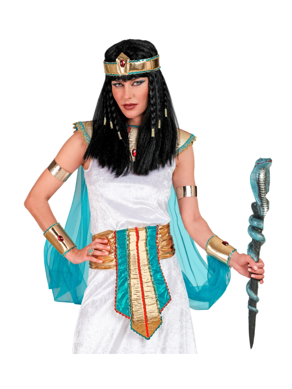 Sceptre Serpent Cobra 64 cm – L’accessoire royal pour un costume d'Égypte antique