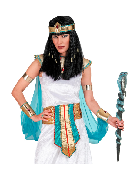 Sceptre Serpent Cobra 64 cm – L’accessoire royal pour un costume d'Égypte antique
