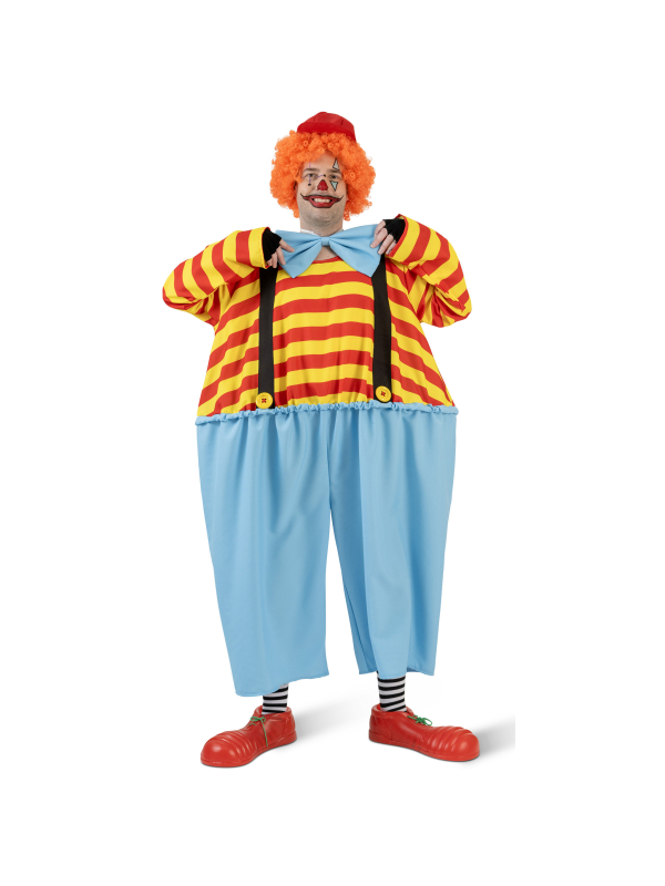Déguisement Clown Adulte avec Cerceau et Nœud Papillon – Parfait pour Carnaval et Soirées à Thème