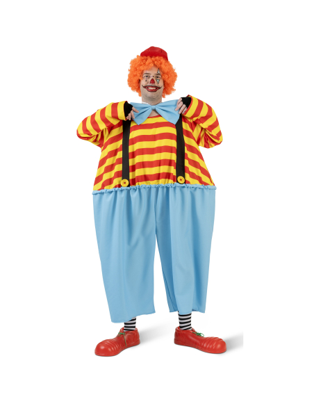 Déguisement Clown Adulte avec Cerceau et Nœud Papillon – Parfait pour Carnaval et Soirées à Thème