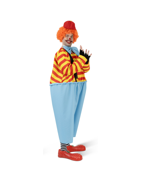 Déguisement Clown Adulte avec Cerceau et Nœud Papillon – Parfait pour Carnaval et Soirées à Thème