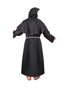 Déguisement de Prêtre Noir pour Adulte – Parfait pour Halloween ou Soirées à Thème 2