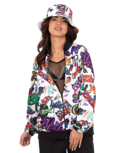 Déguisement Hip Hop Adulte - Veste Graffiti Années 90 2