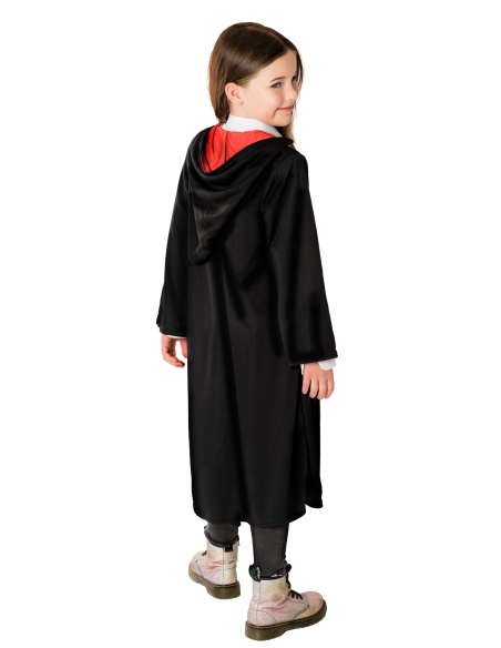 Déguisement Gryffondor Enfant Officiel Harry Potter - Robe de Sorcier avec Capuche, Cravate et Écharpe