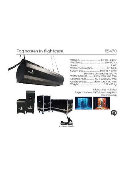 Machine à Brouillard Professionnelle avec Flightcase  - Effets Visuels Époustouflants