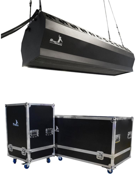 Machine à Brouillard Portable avec Flightcase - Créez des Effets Visuels Époustouflants