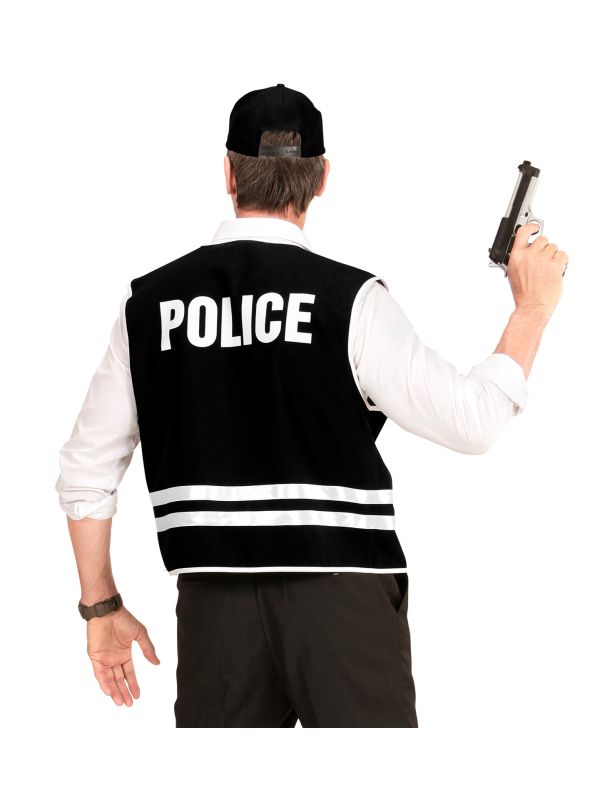 Set Police pour Adulte avec Gilet et Casquette
