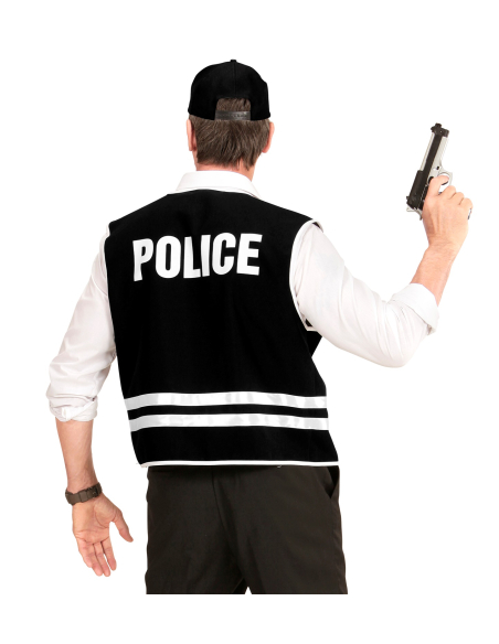 Set Police pour Adulte avec Gilet et Casquette