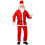 Déguisement Père Noël pas cher (veste, pantalon, ceinture, bonnet, barbe, moustache)