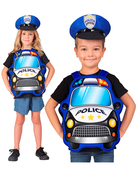 Déguisement de Policier pour Enfant de 3 à 5 ans