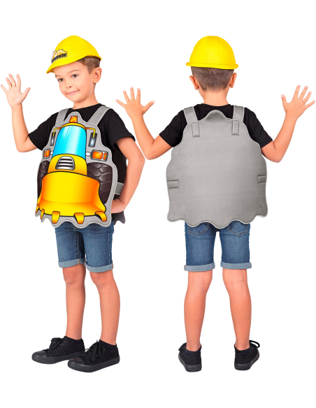 Déguisement d'Ouvrier du BTP pour Enfant de 3 à 5 ans