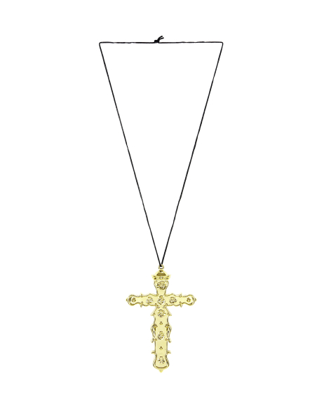 Collier Croix Dorée pour Prêtre, Archevêque et Saint-Nicolas