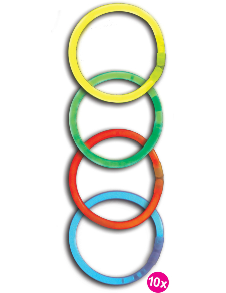 Bracelet Néon x 10 - Années 80 et fêtes