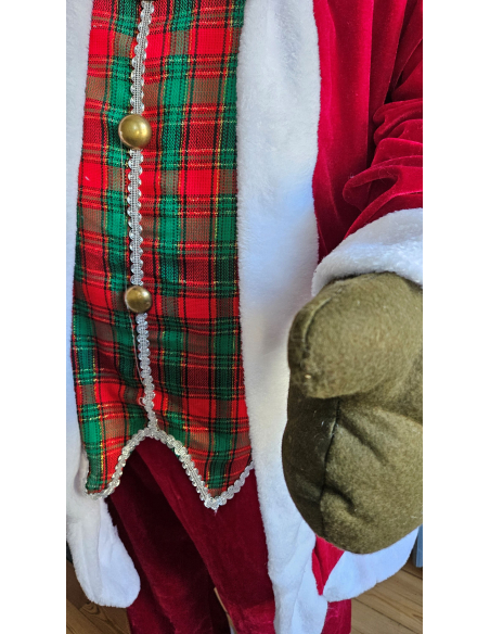 Automate Père Noël animé180 cm : Chante, Danse et Émerveille pour Noël !