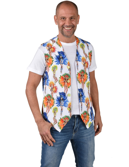 Gilet Carnaval de rio pour homme du XS au XXL