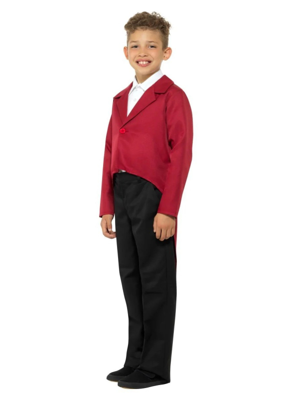 Veste queue-de-pie rouge pour enfant