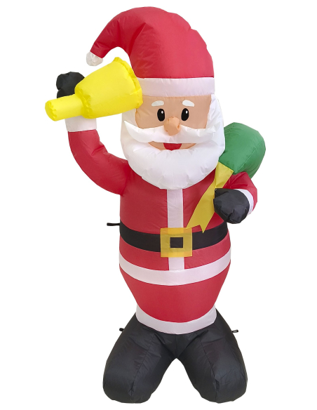 Père Noël Gonflable pour une Décoration Féérique