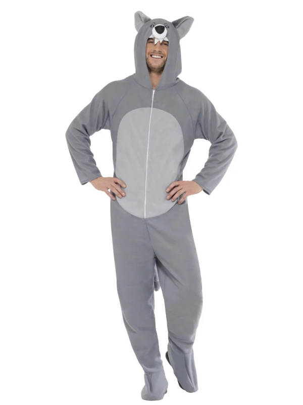 Déguisement Loup Adulte (combinaison avec capuche)