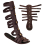 Chaussures Spartiates pour Déguisement de Gladiateur Romain et Grec