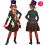 Costume Chapelier Fou Femme (XS à 4XL) : Originalité et Élégance Fantaisiste