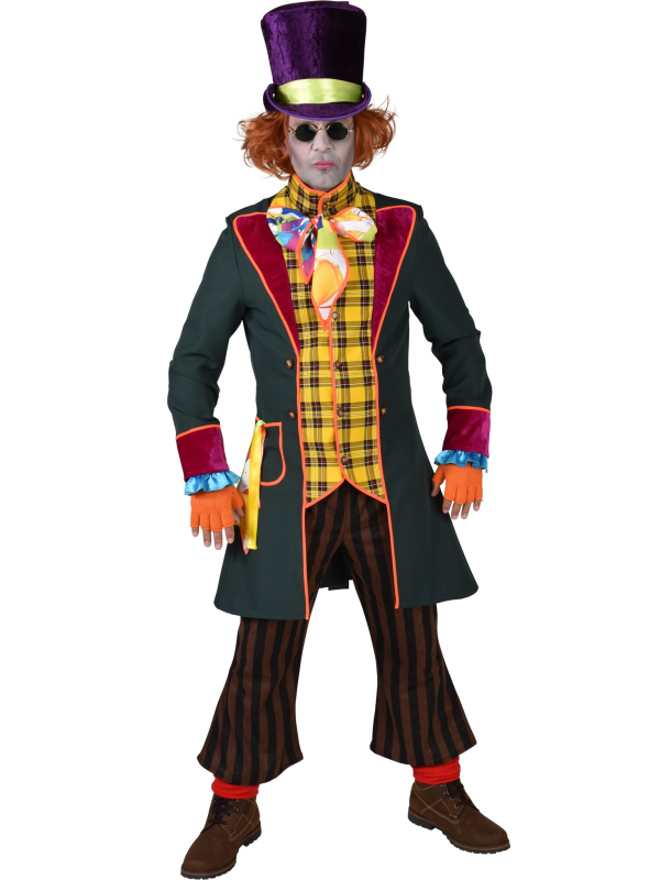 Costume Chapelier Fou Homme (S au 4XL) : Élégance et Originalité