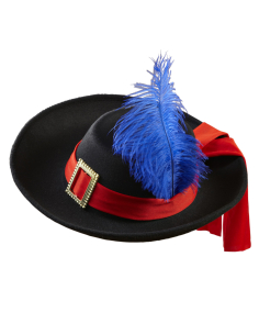 Chapeau de Mousquetaire pour Enfant - Accessoire Idéal pour Carnaval et Déguisement