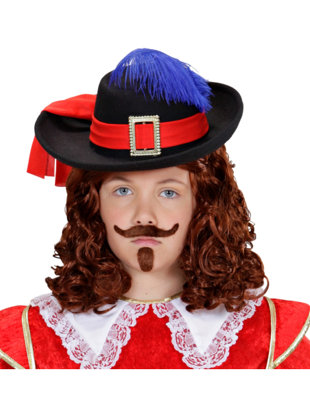 Chapeau de Mousquetaire pour Enfant - Accessoire Idéal pour Carnaval et Déguisement