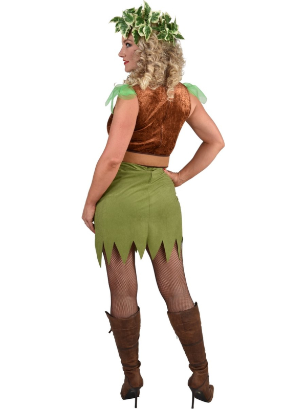 Déguisement de fée forêt enchantée pour femme - Idéal pour carnaval, soirées déguisées ou fêtes à thème fantasy.