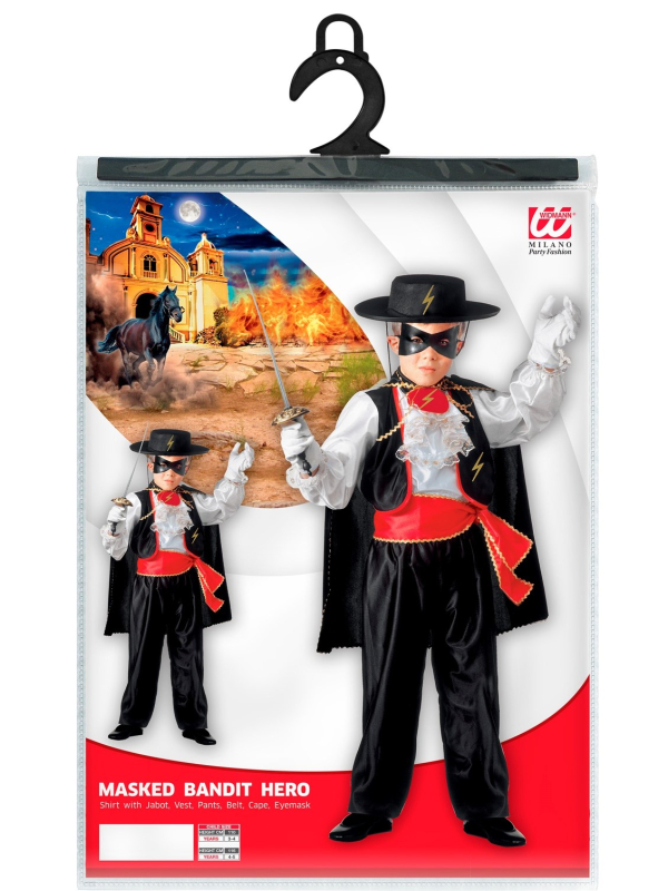 Déguisement de Zorro pour Enfant - Bandit Masqué