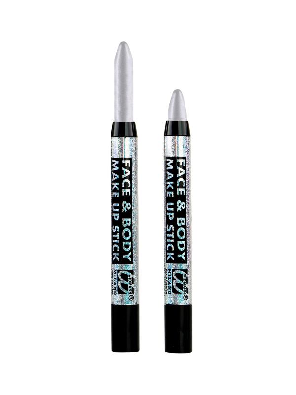 Crayon couleur argent métallisé pour maquillage festif