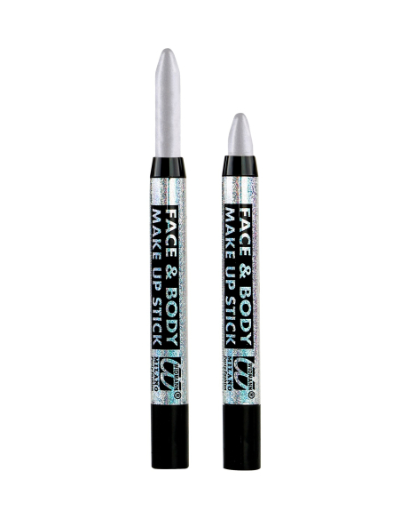 Crayon couleur argent métallisé pour maquillage festif