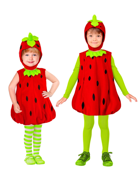 Déguisement de Fraise pour Jeunes Enfants - Mignon et Confortable