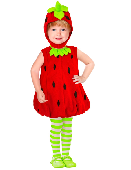 Déguisement de Fraise pour Jeunes Enfants - Mignon et Confortable