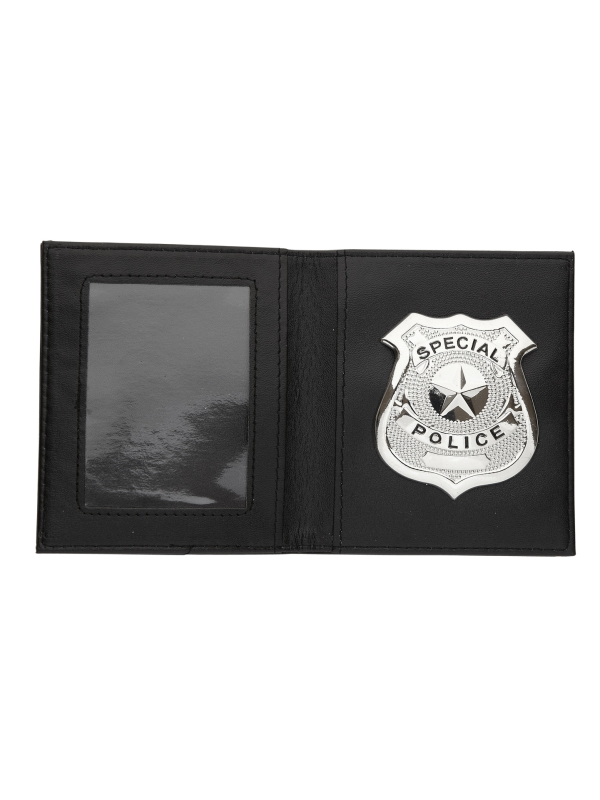 Portefeuille avec Badge de Police - Accessoire Authentique et Élégant