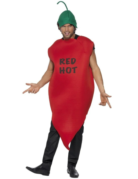 Déguisement de piment rouge - Festival et soirée mexicaine